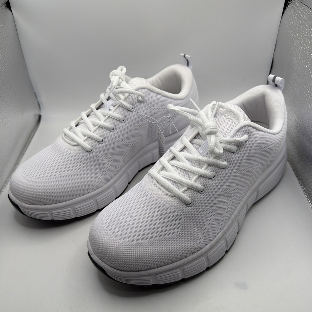 Kirkland Signature Men's‎ Sneaker Comfort Walker Shoes White - New! Size 9